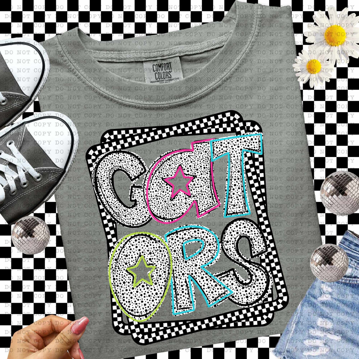 Gators Dalmatian filled mascots  (ECHT) 55111 DTF transfer
