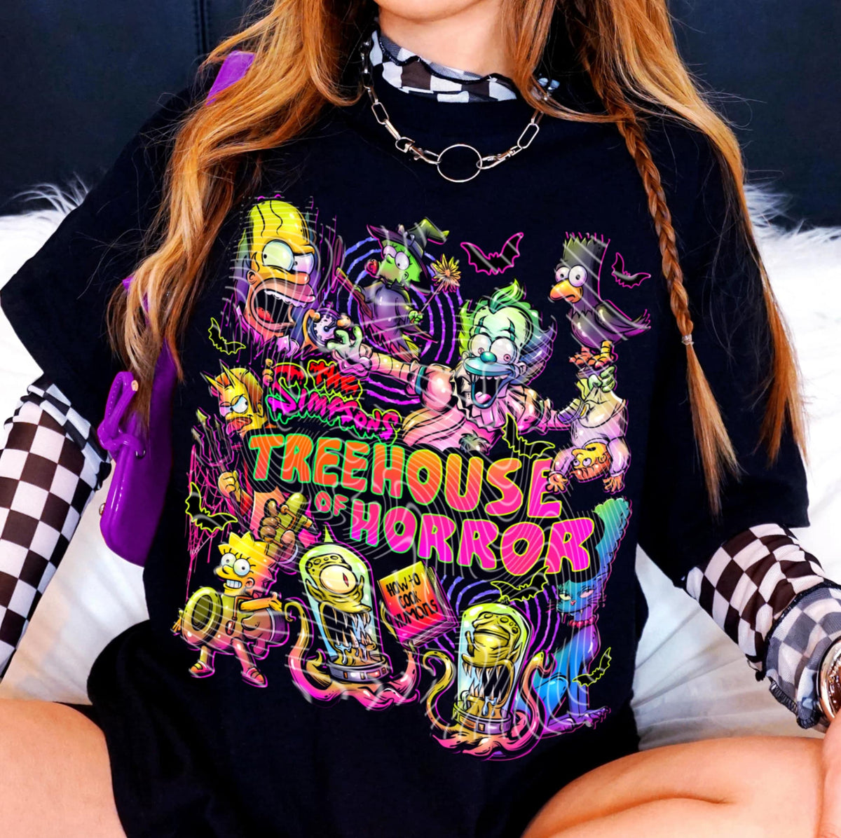 Treehouse of Horror gravity DTF transfer