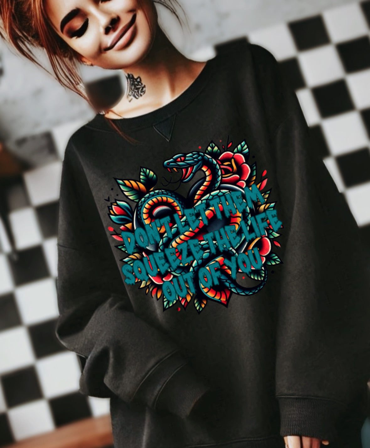 Don't let them squeeze the life out of you (UDD) 68689 dtf transfer