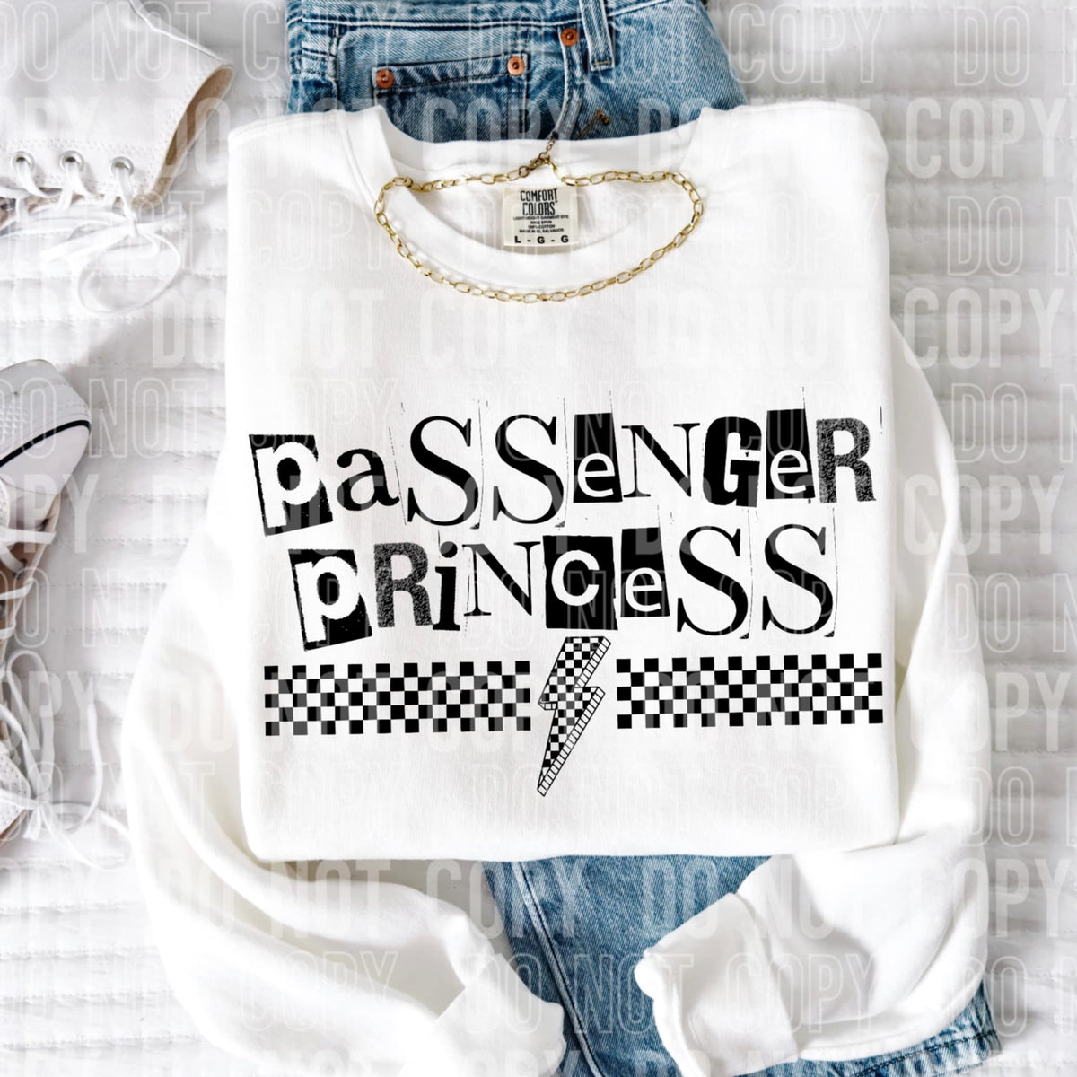 Passenger Princess lightning bolt 96992 DTF transfer