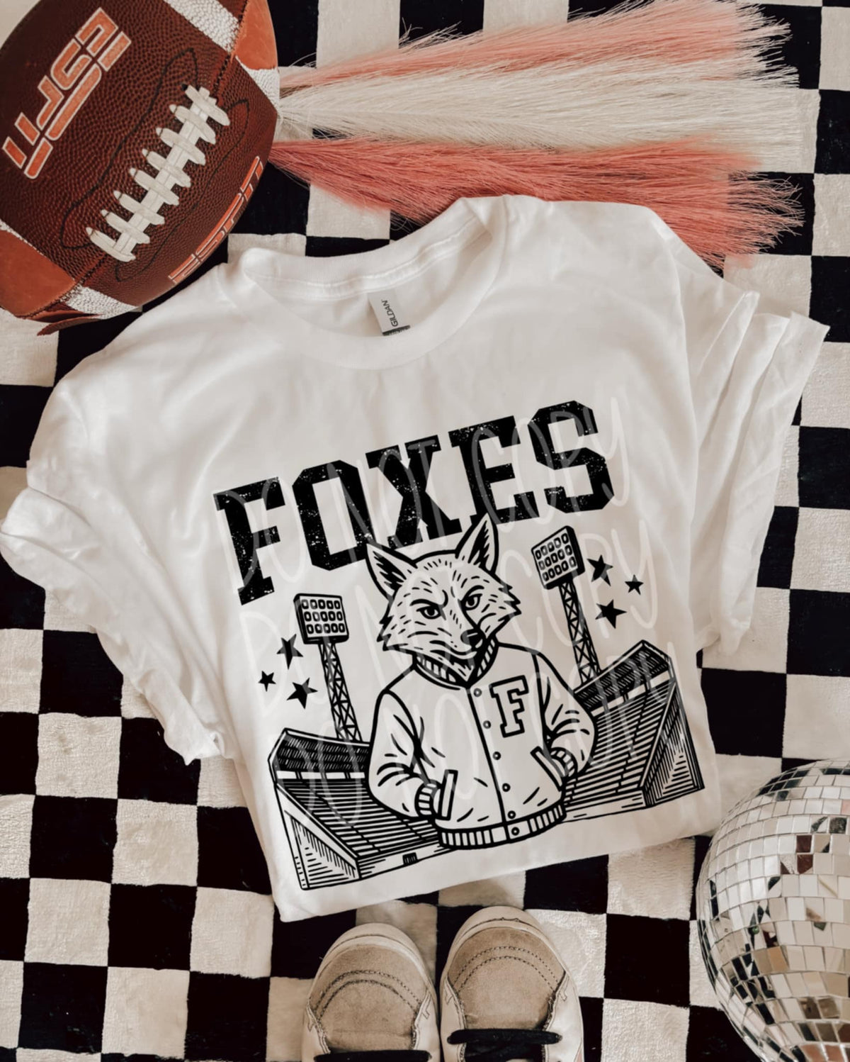 Foxes Letterman mascots PHDC DTF transfer