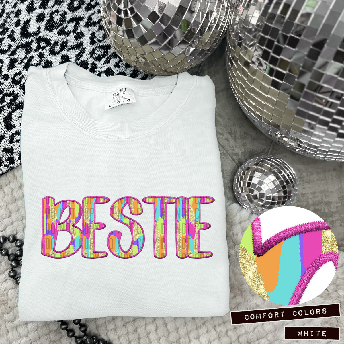 Bestie Juneberry Brushstrokes (Caplinger) DTF transfer