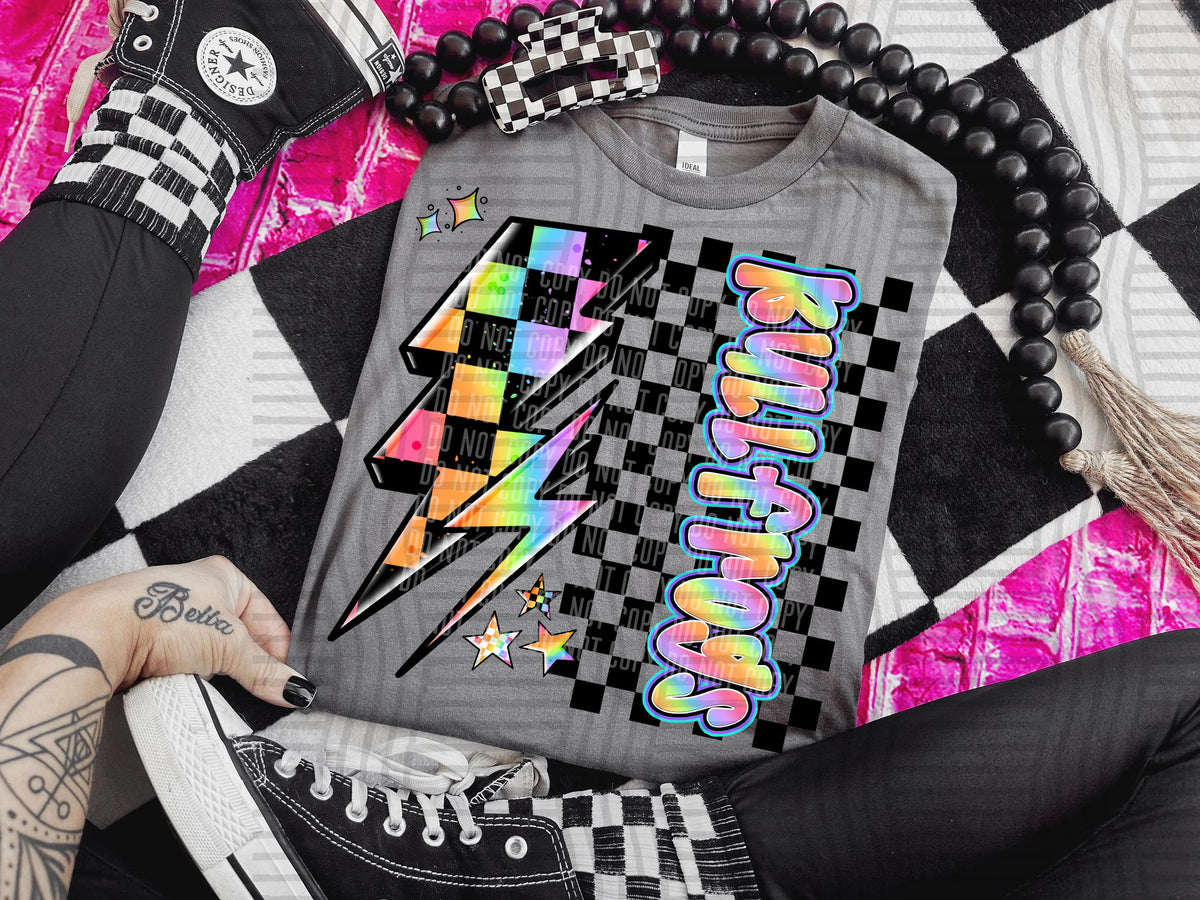 Bullfrogs Neon Bright Circle (Caplinger) DTF transfer