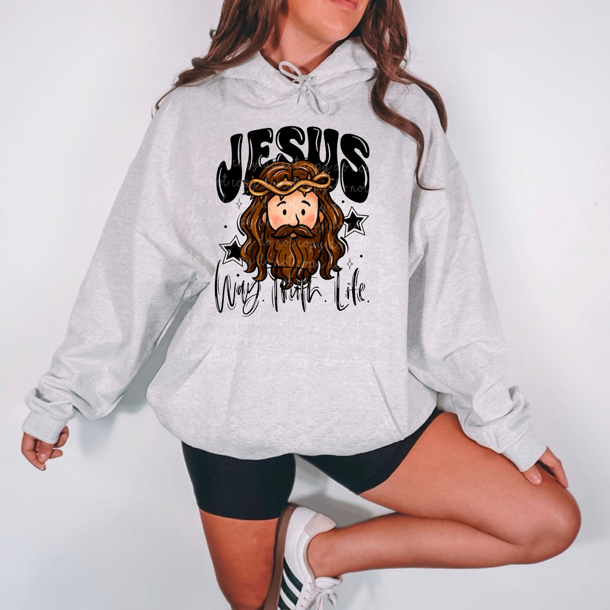Jesus way truth life 115542 DTF Transfer