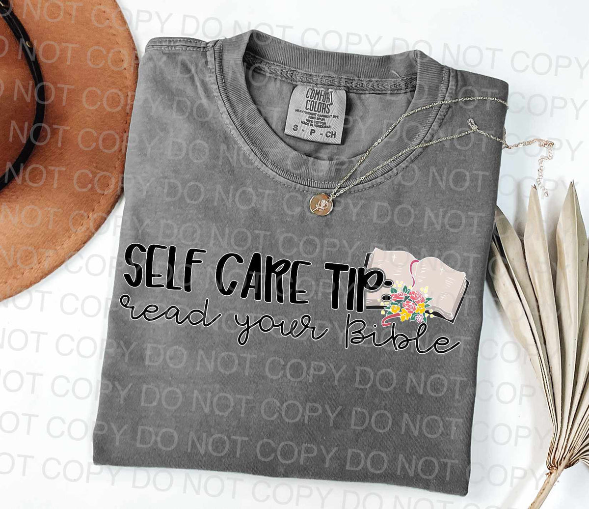 Self care tip: read your Bible 82249 DTF transfer