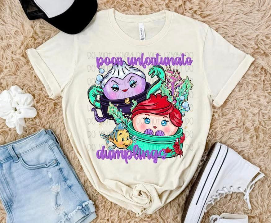 Poor unfortunate dumplings (SDD) DTF Transfer