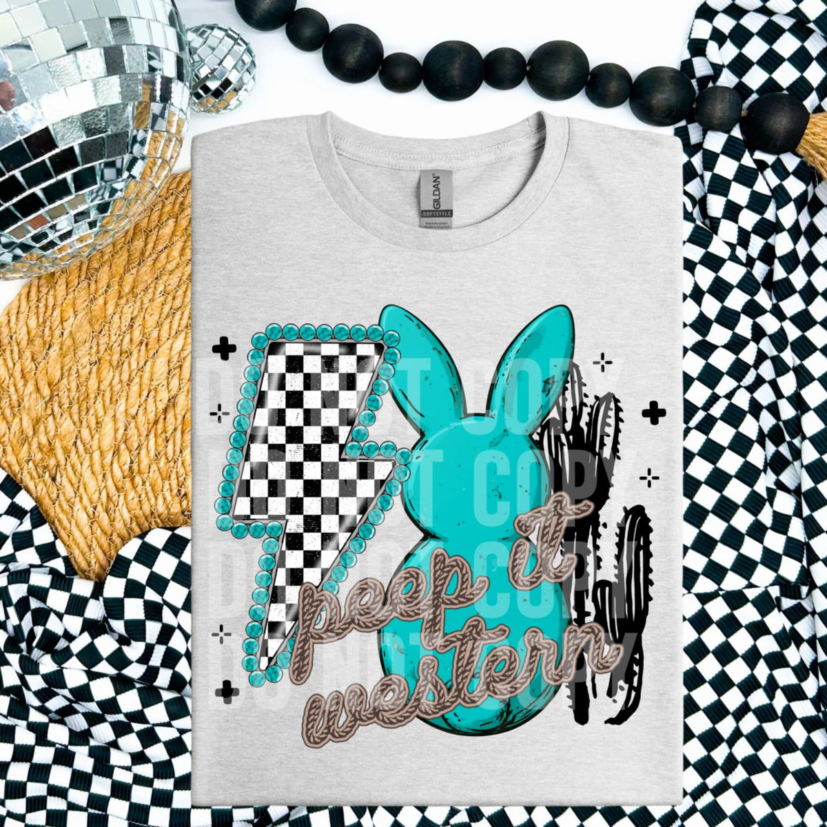 Peep it western (SCG) 87974 DTF transfer