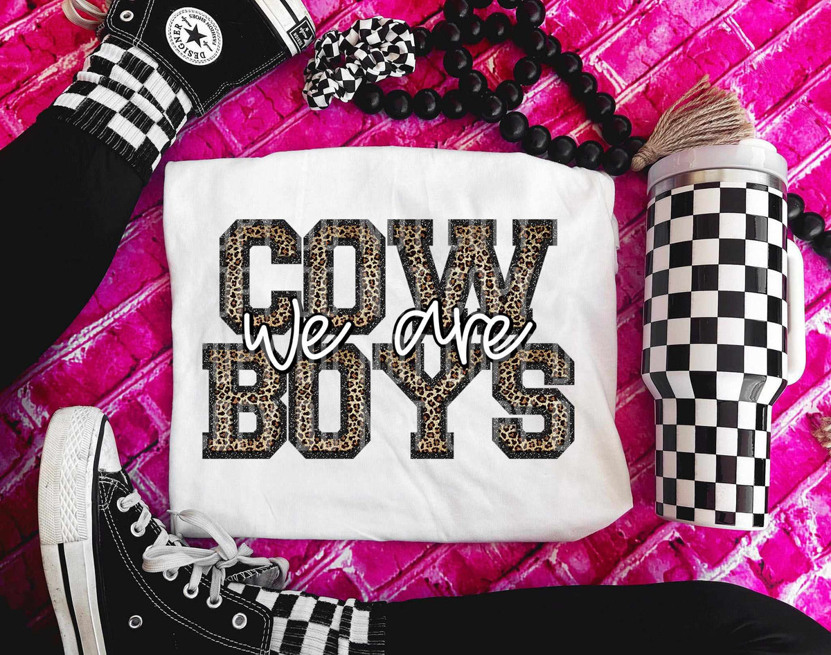 We are Cowboys leopard filled (caplinger) 70974 DTF transfer