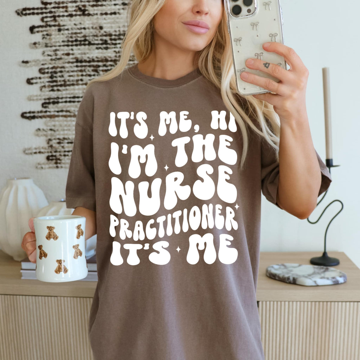 It’s me, hi I’m the nurse practitioner it’s me WHITE (CMD) 92191 DTF transfer
