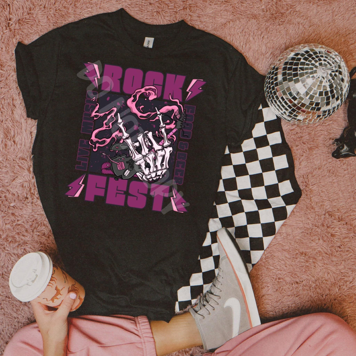 Rock fest 106127 DTF transfer