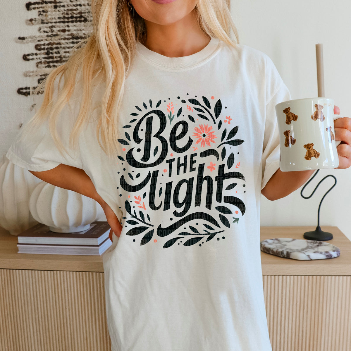 Be the light pink florals 94916 DTF transfer