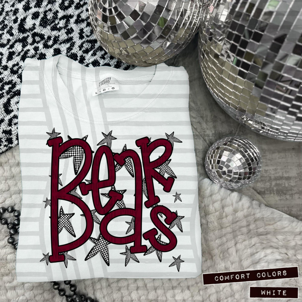 Maroon Staggered Mascots (Caplinger)