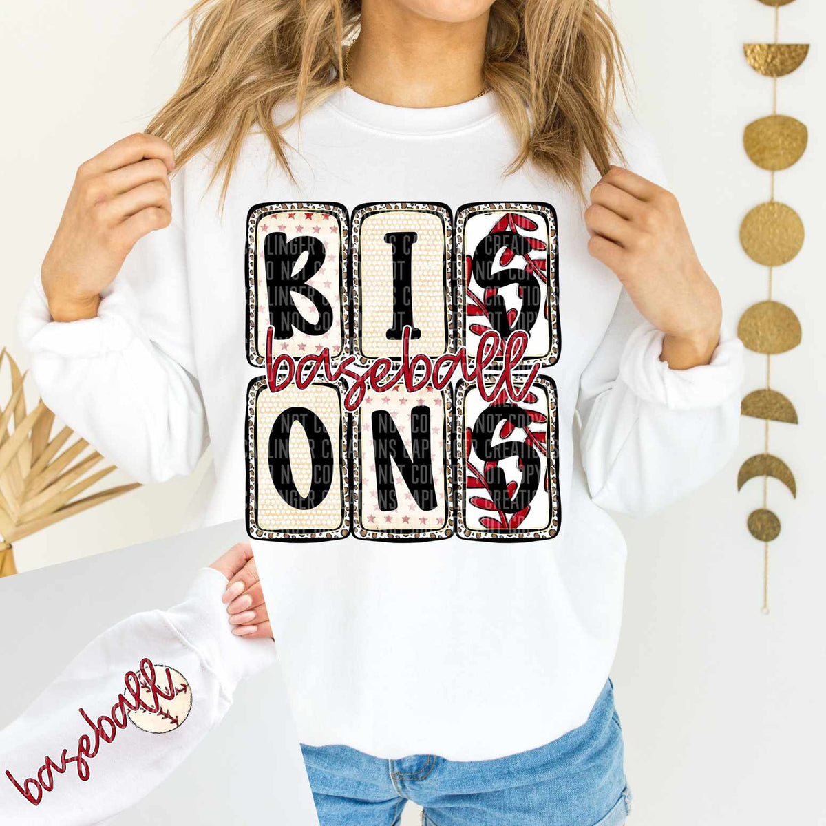 Bisons Baseball FRONT (caplinger) 82633 DTF transfer