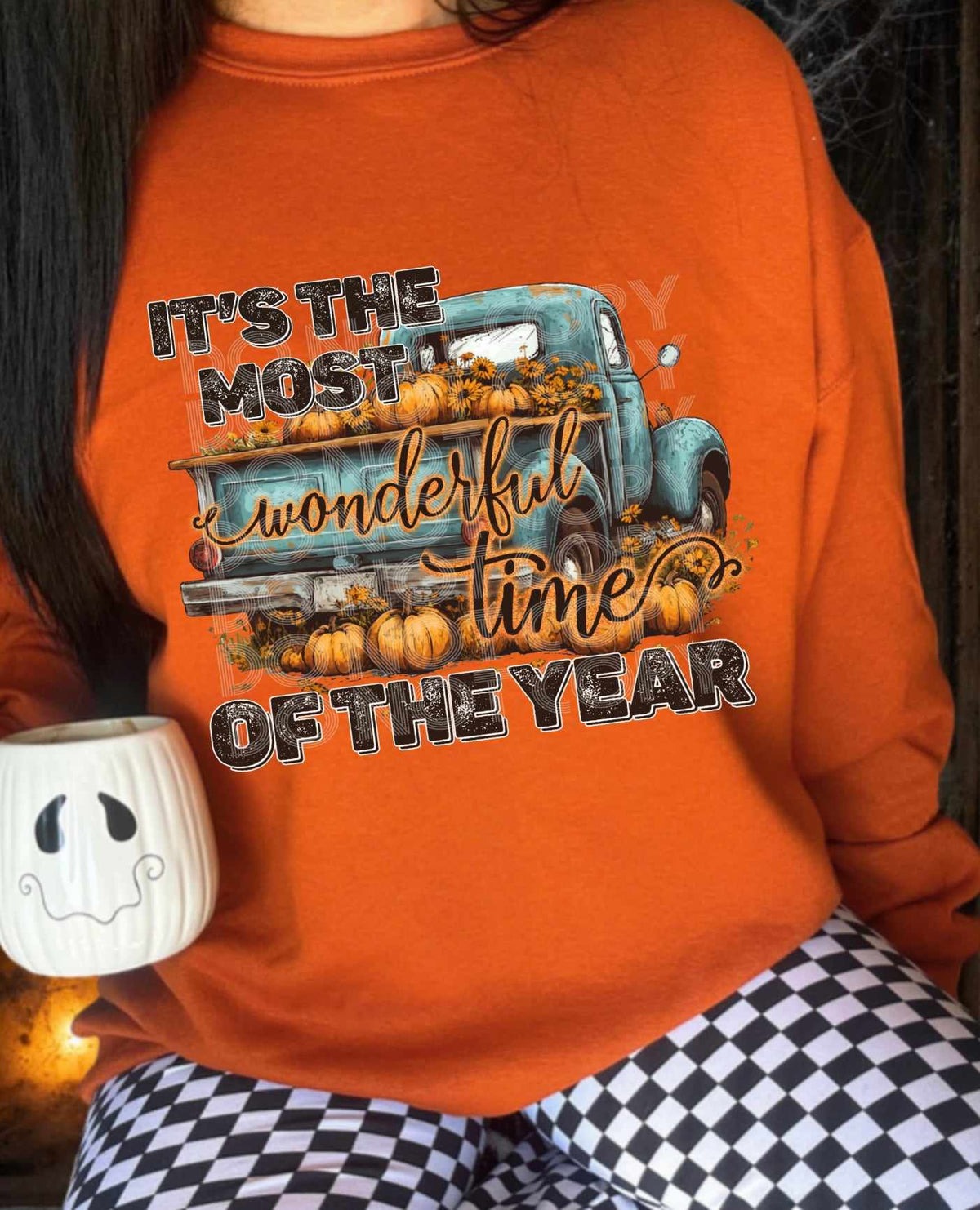 It’s the most wonderful time of the year fall truck (SSD) 65145 DTF transfer