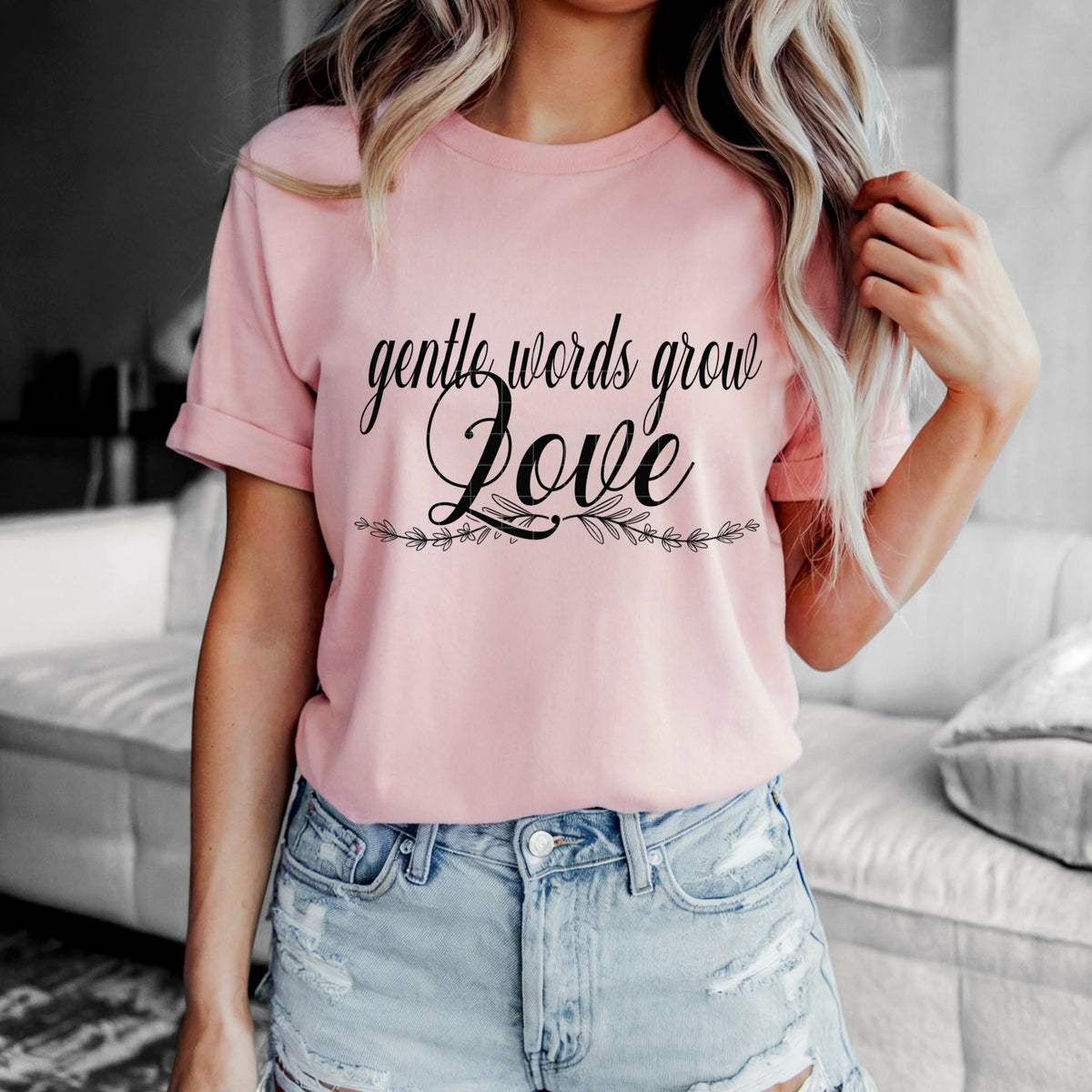 Gentle words grow love (SDD) DTF Transfer