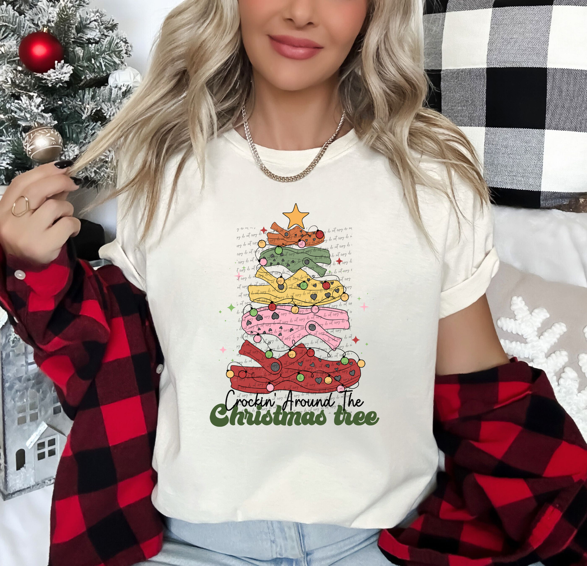 crockin around the christmas tree 49791 DTF transfer