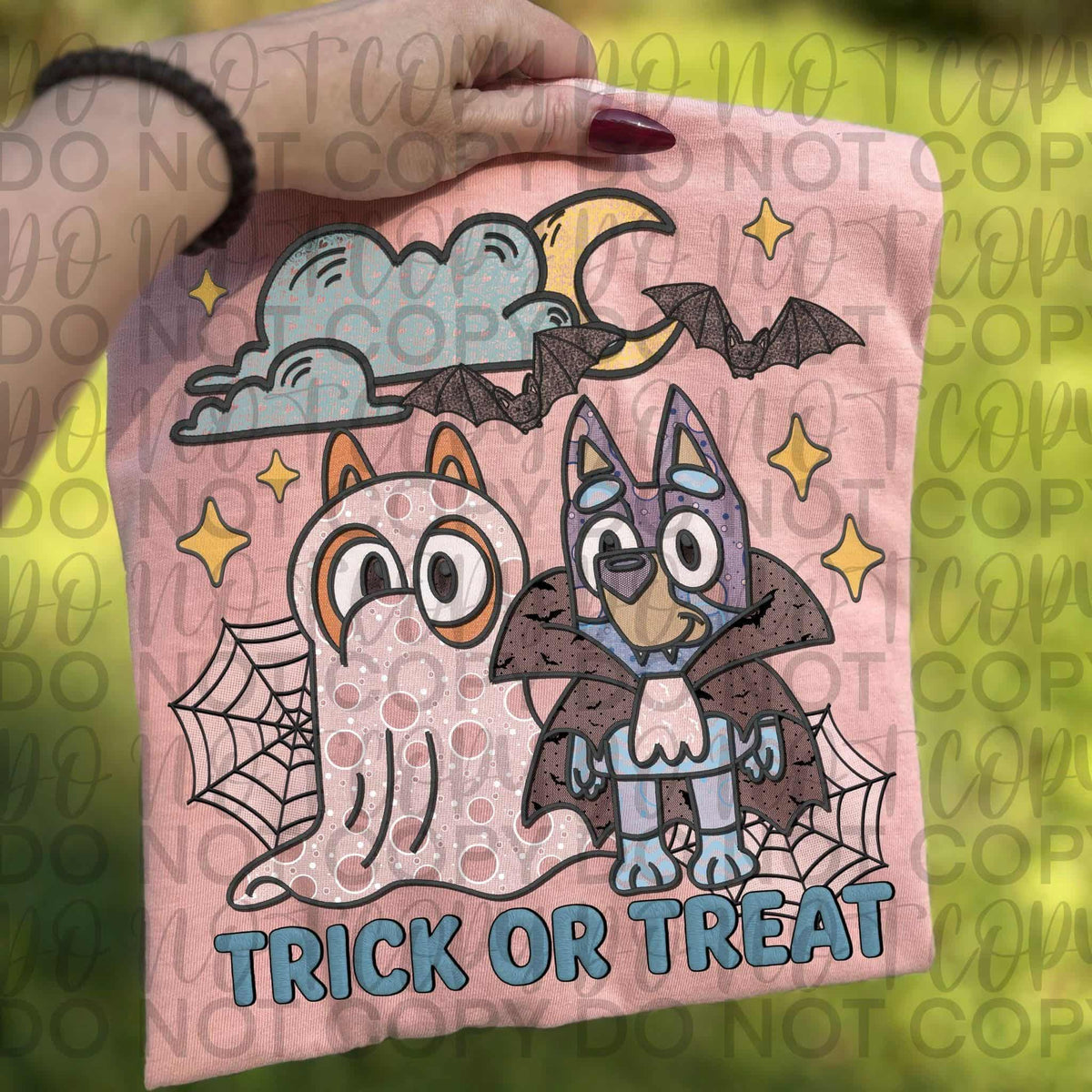 Trick or Treat dogs (sweet starlight) 112825 DTF transfer