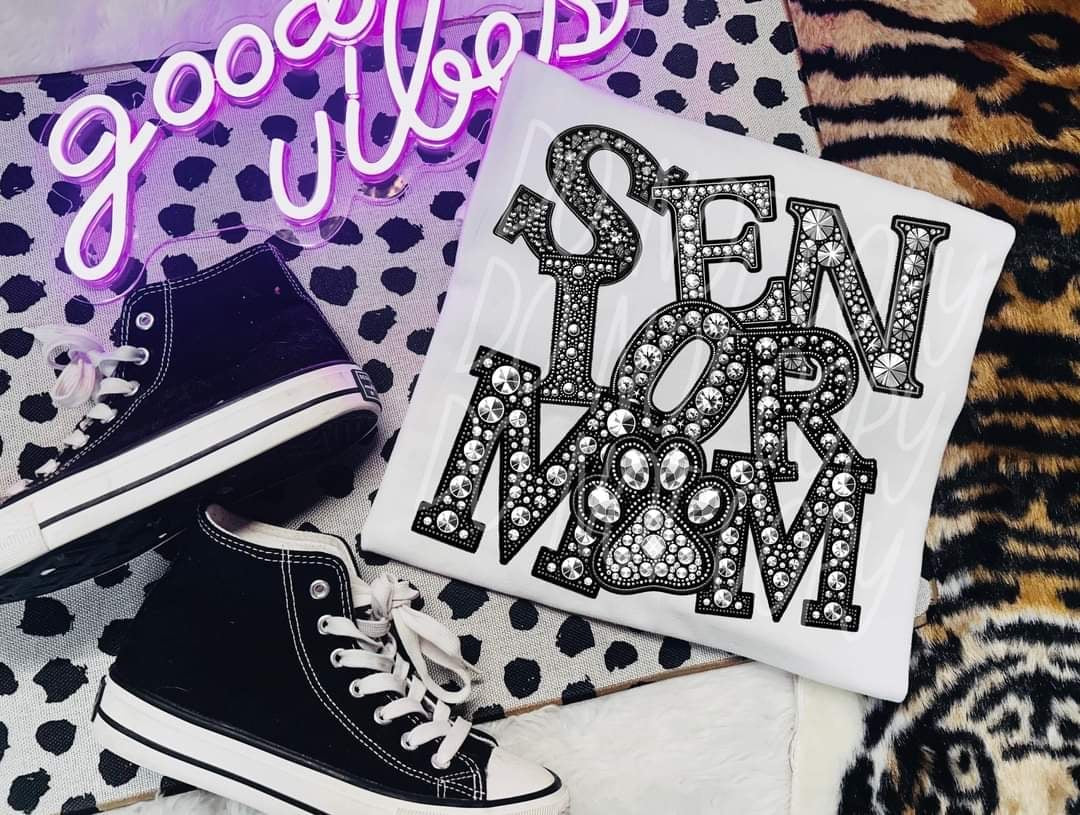 Senior mom rhinestone 50751 DTF transfer