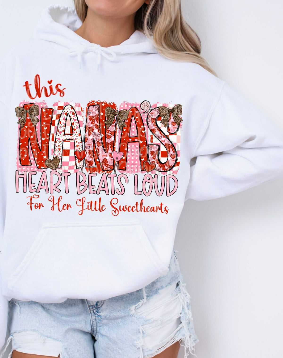 This Nana’s heart beats loud (VIRGO) DTF transfer