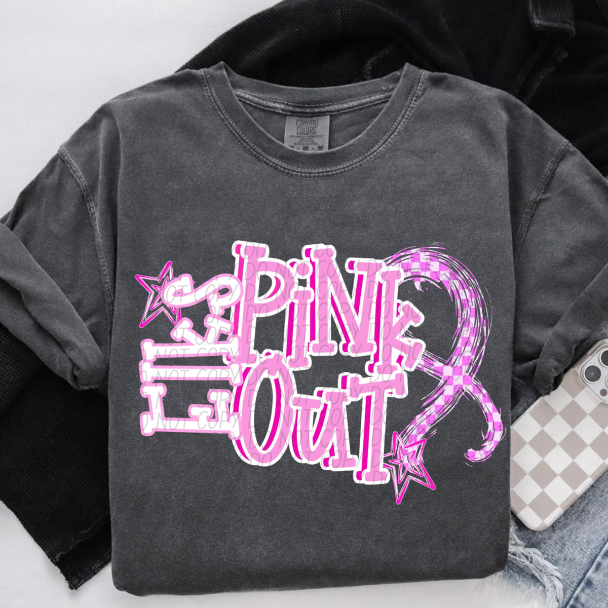 Elks Pink Out (city) DTF Transfer