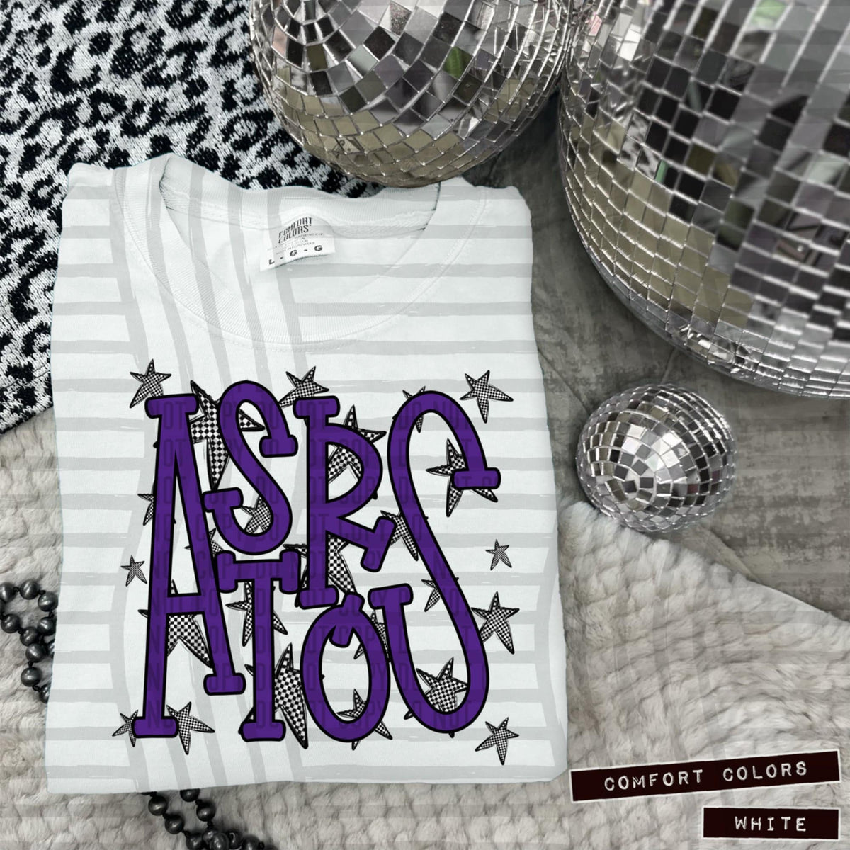 Purple Staggered Mascots (Caplinger)