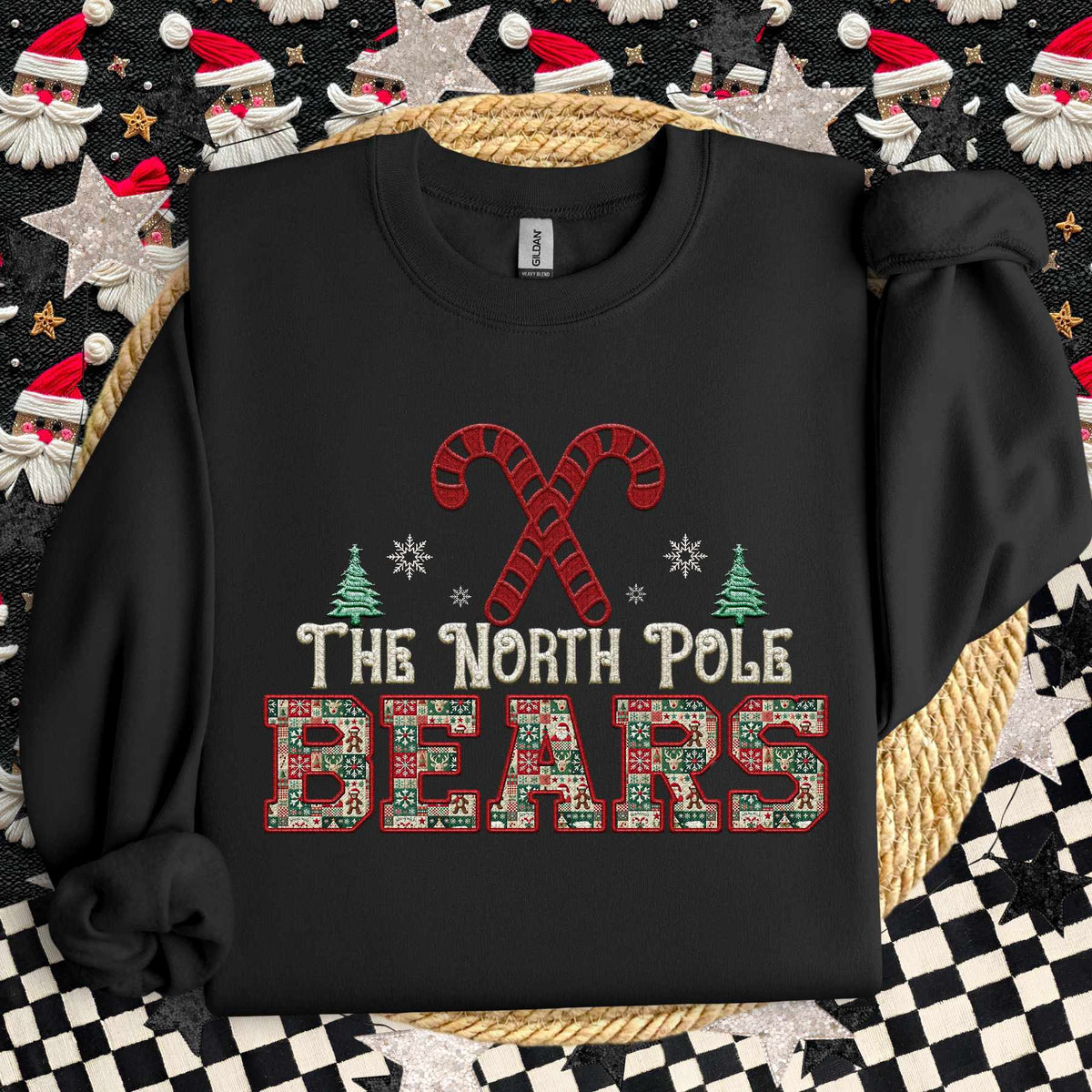 The North Pole bears 65323 DTF transfer