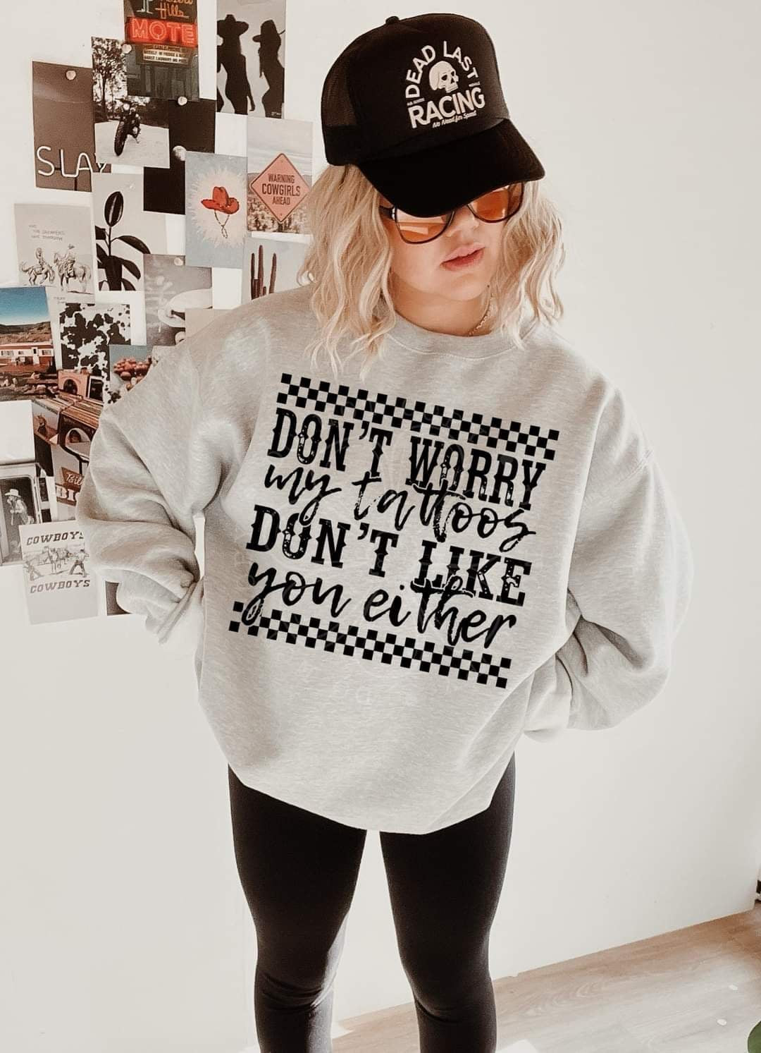 Don’t worry my tattoos don’t like you either (LYTTLE) 60543 DTF transfer