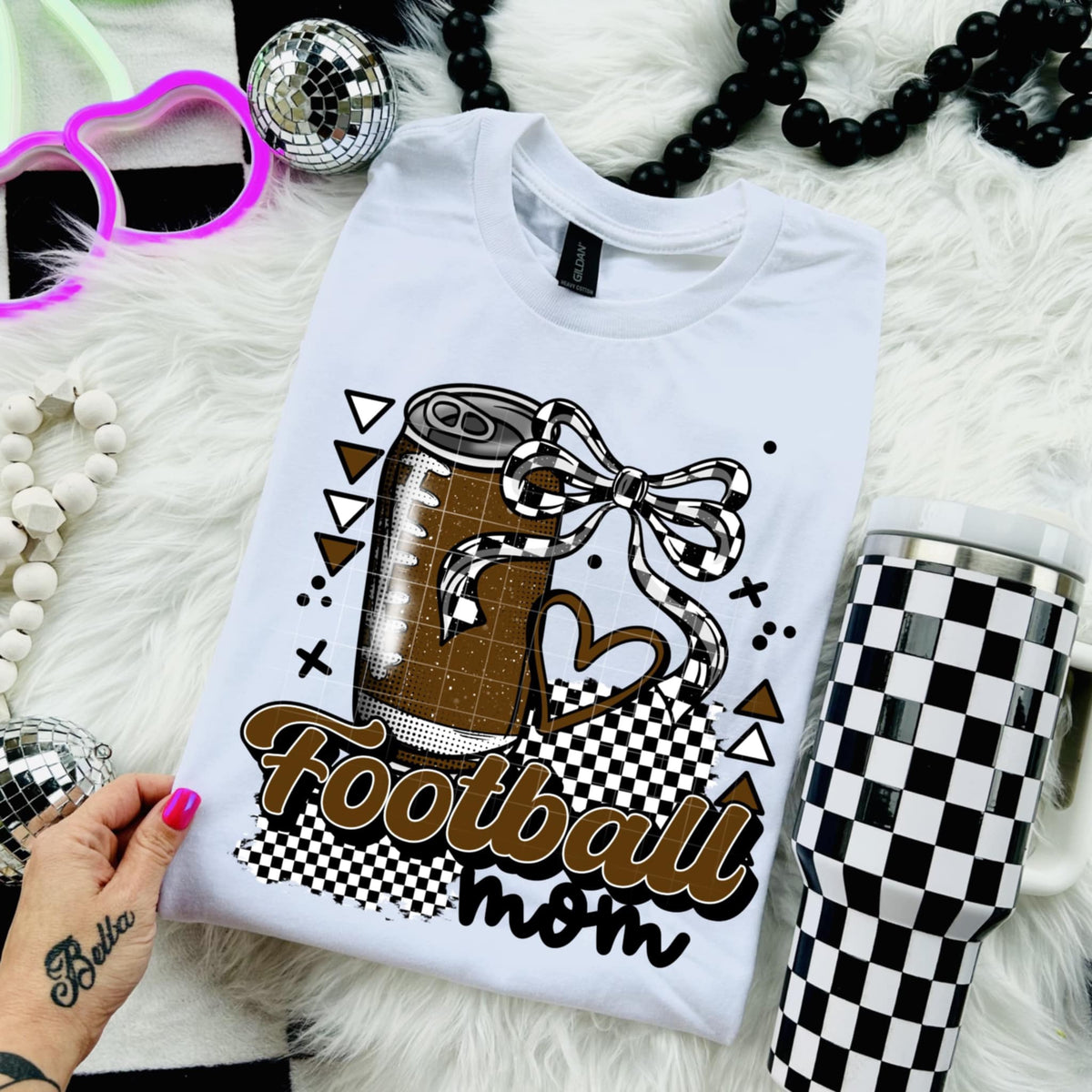 Football mom energy drink (CSC) 97729 DTF transfer