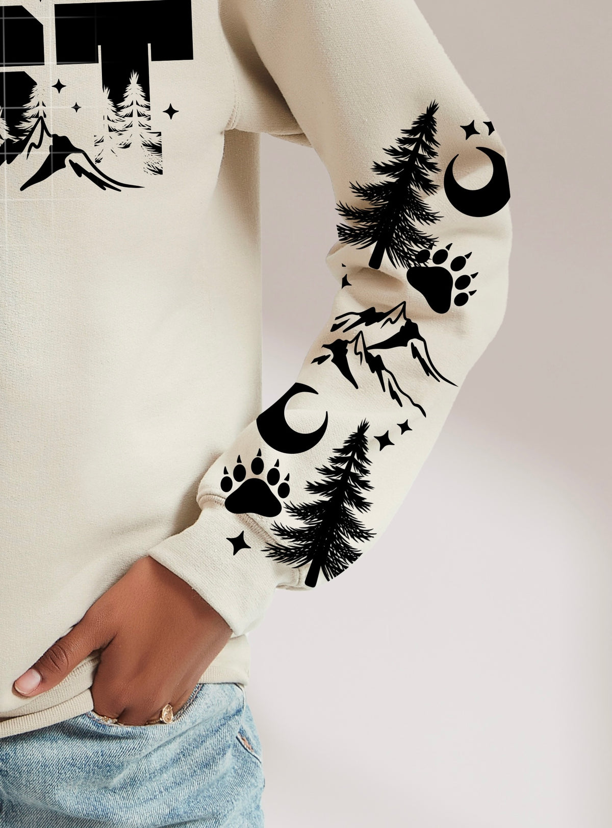 Get Lost (SLEEVE) BLACK (CSC) DTF Transfer