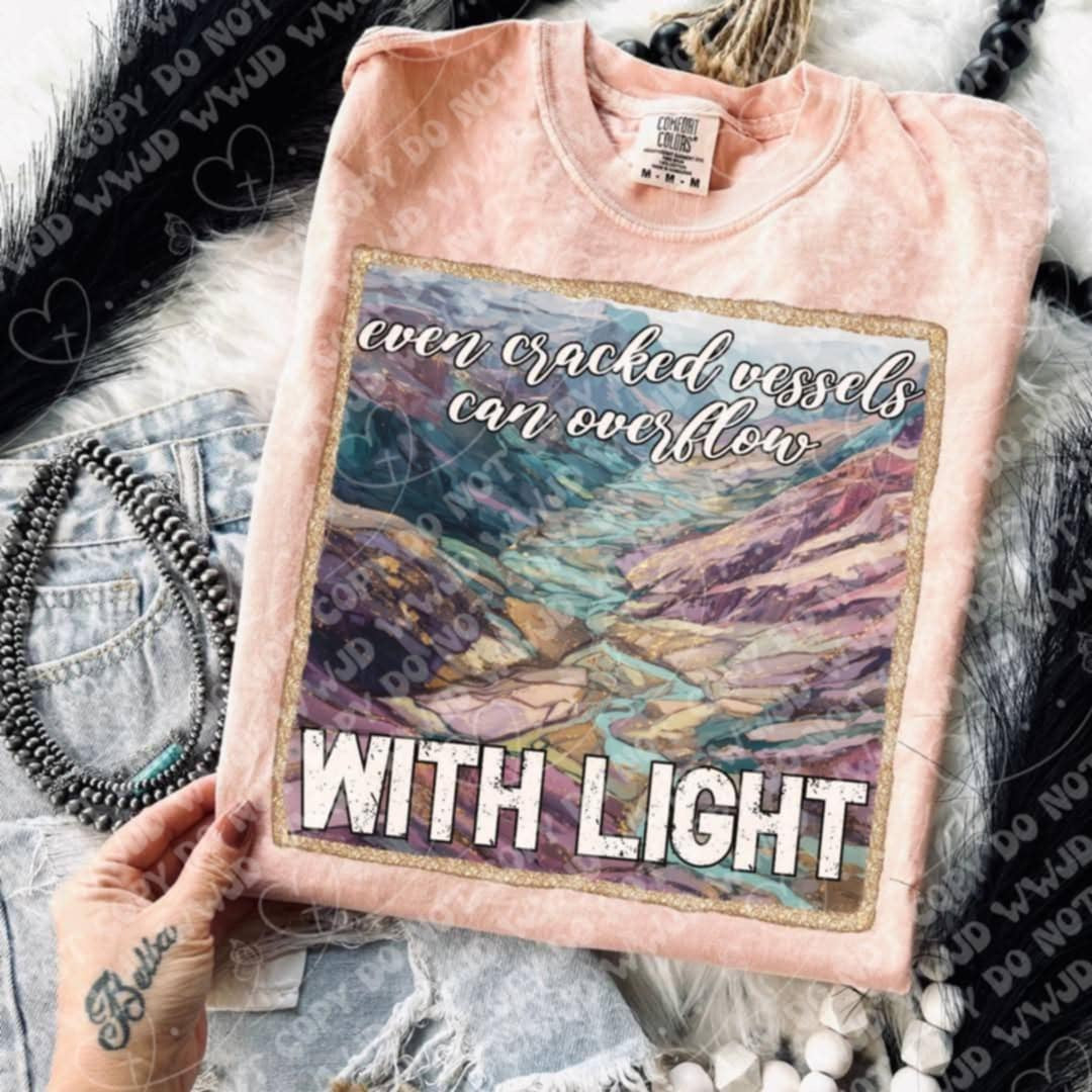 Even cracked vessels can overflow with light DTF transfer