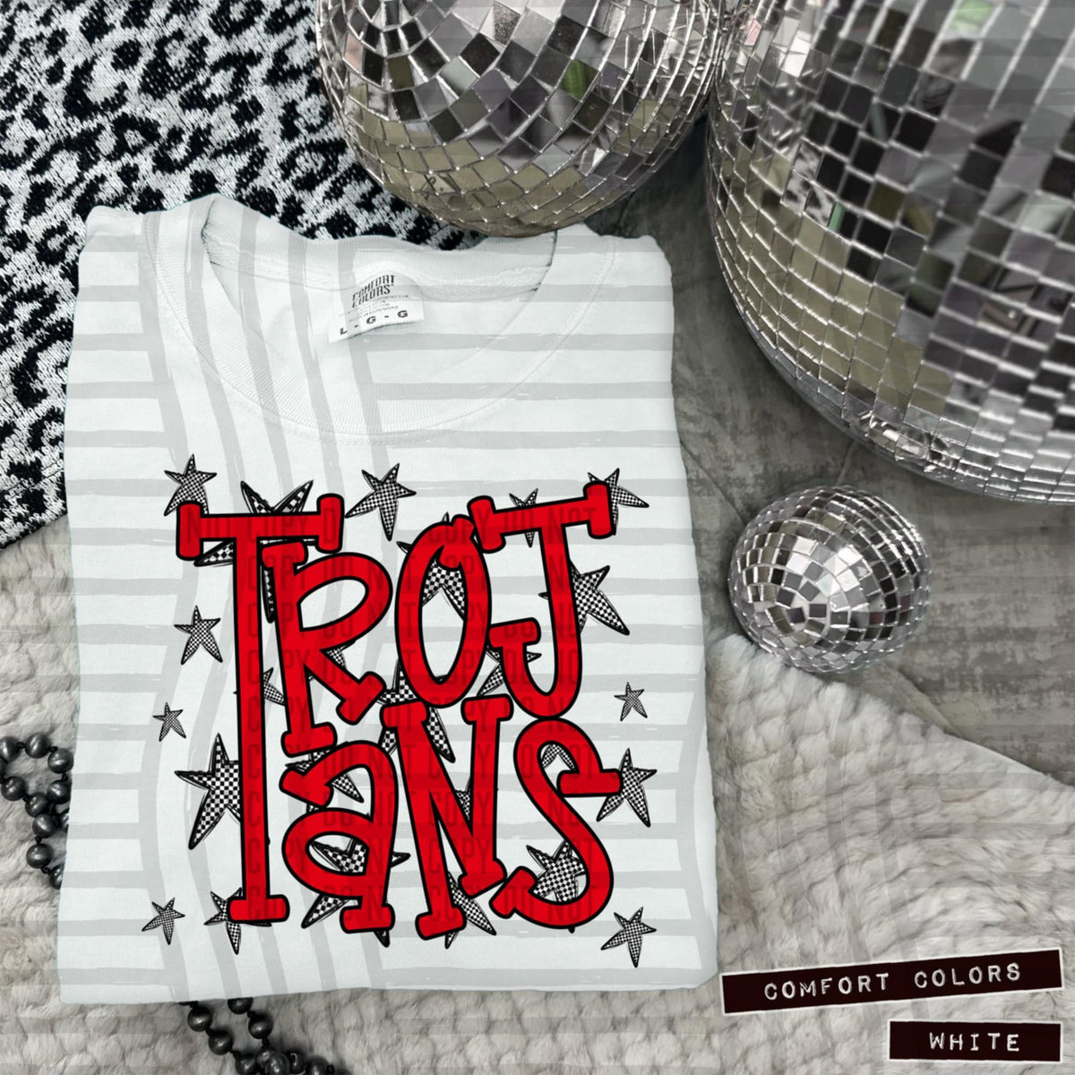 Red Staggered Mascots (Caplinger)