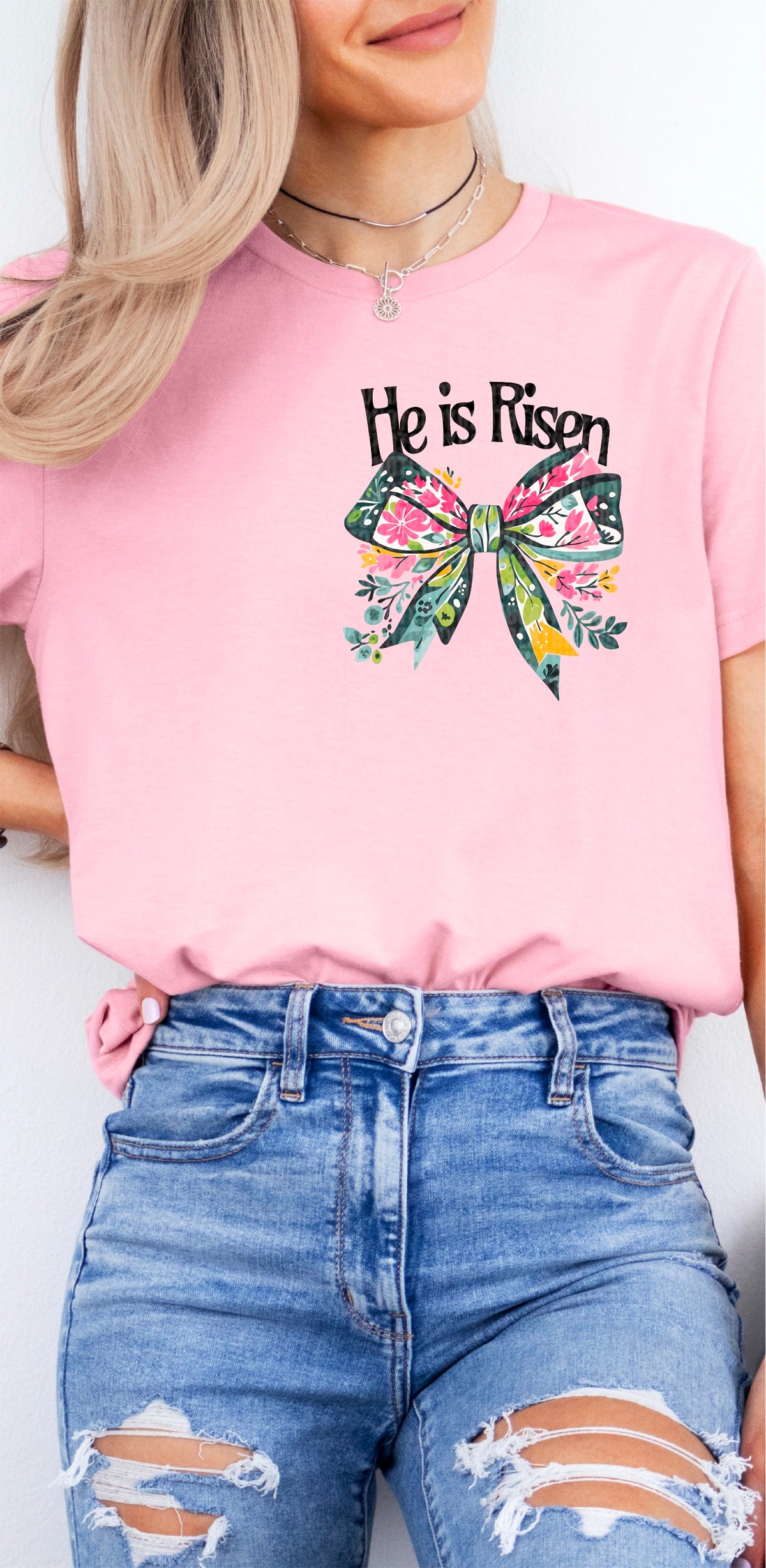 He is risen bow pocket 95031 DTF transfer