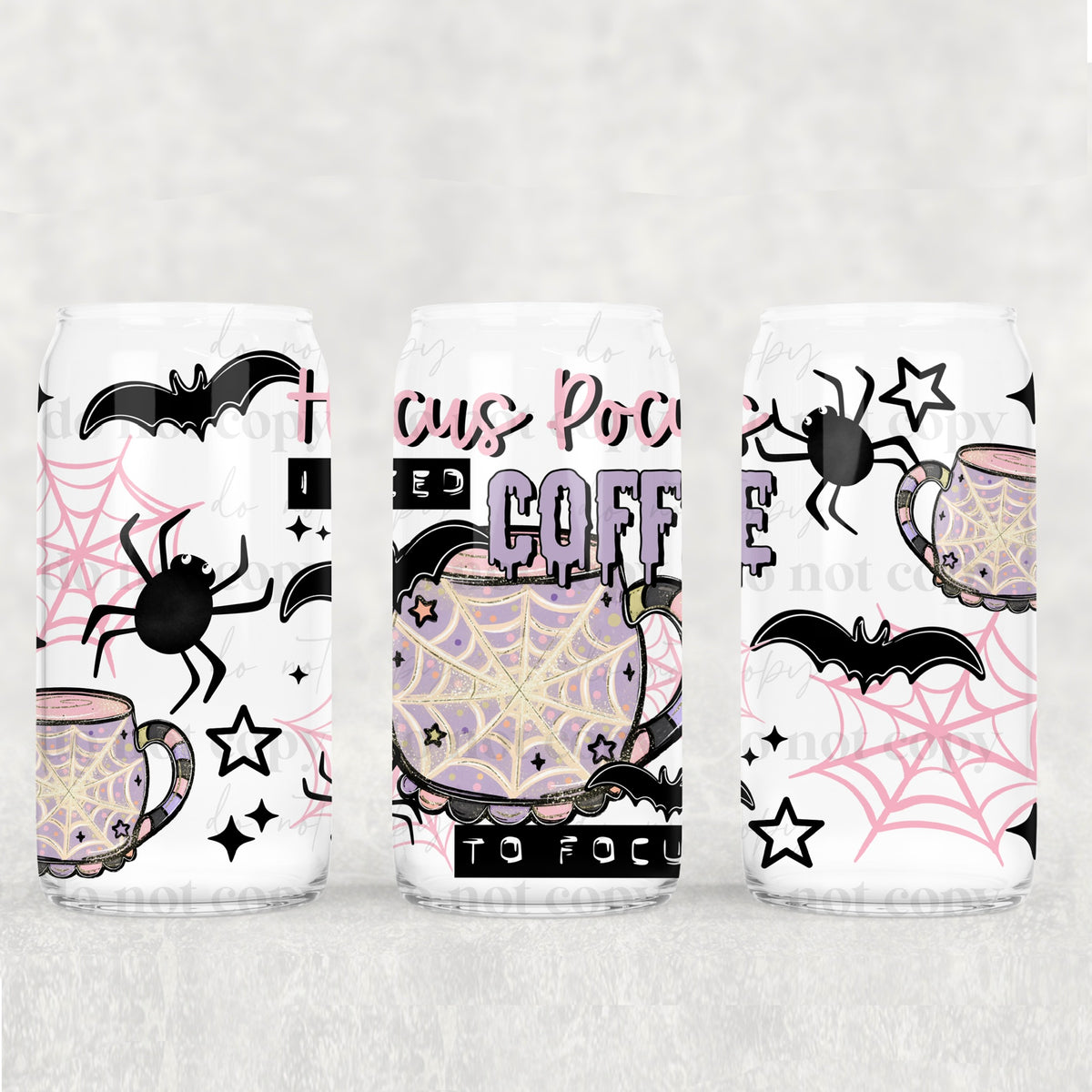 Hocus pocus coffee focus (exclusive) UV DTF WRAP