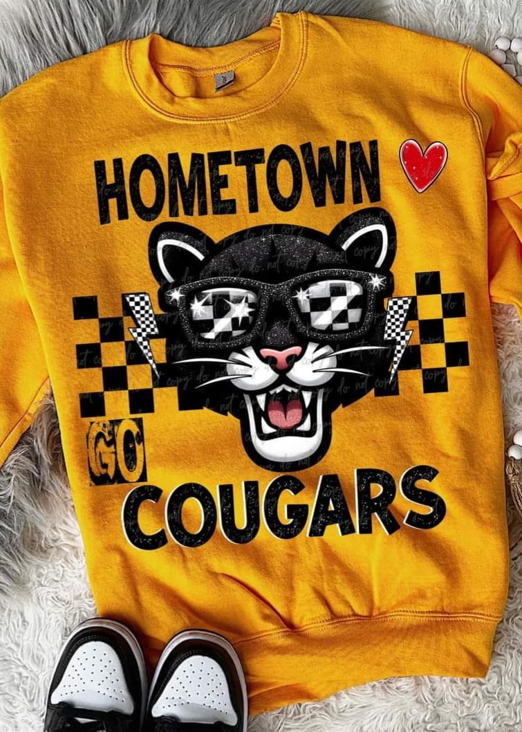 Hometown cougars (VIRGO) 55684 DTF transfer