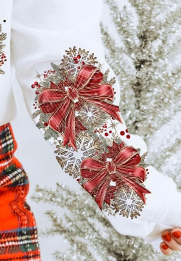 Mary and Jesus Frame with bow SLEEVE AG DTF transfer