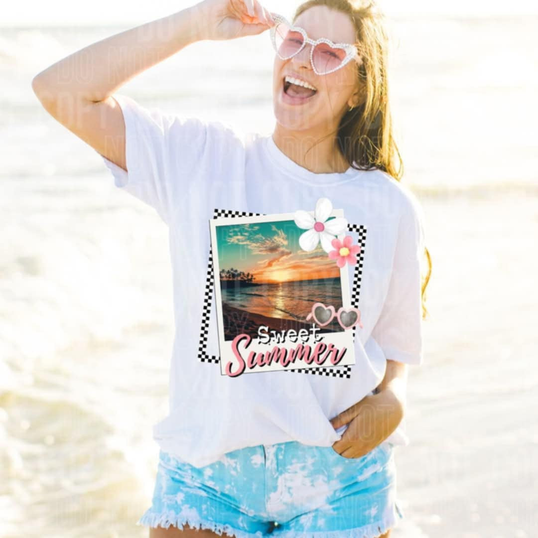 Sweet summer Polaroid 97674 DTF transfer
