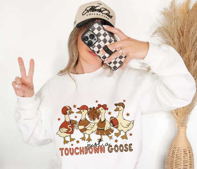 Touchdown geese 109837 DTF transfer