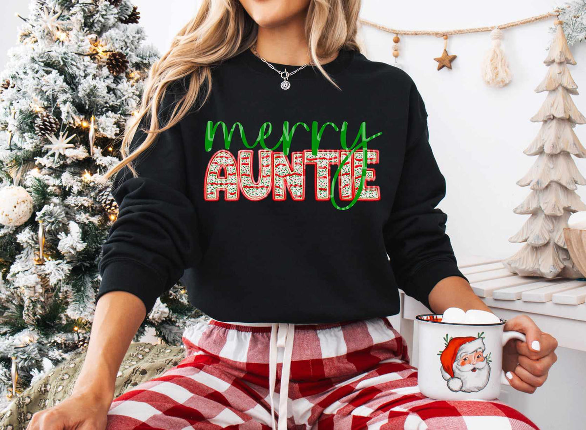 Merry auntie cake filled (caplinger) 70998 DTF transfer