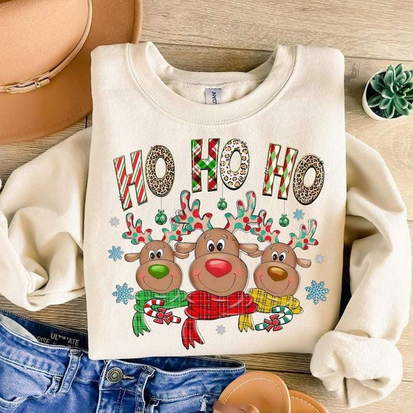 Ho ho ho reindeer 67941 DTF transfer