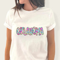 Oklahoma paisley filled (CITY) 52375 DTF transfer