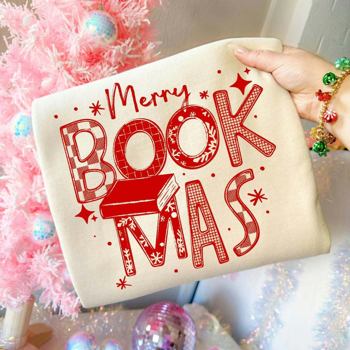 Merry bookmas RED (CSC) Sunday Special DTF transfer