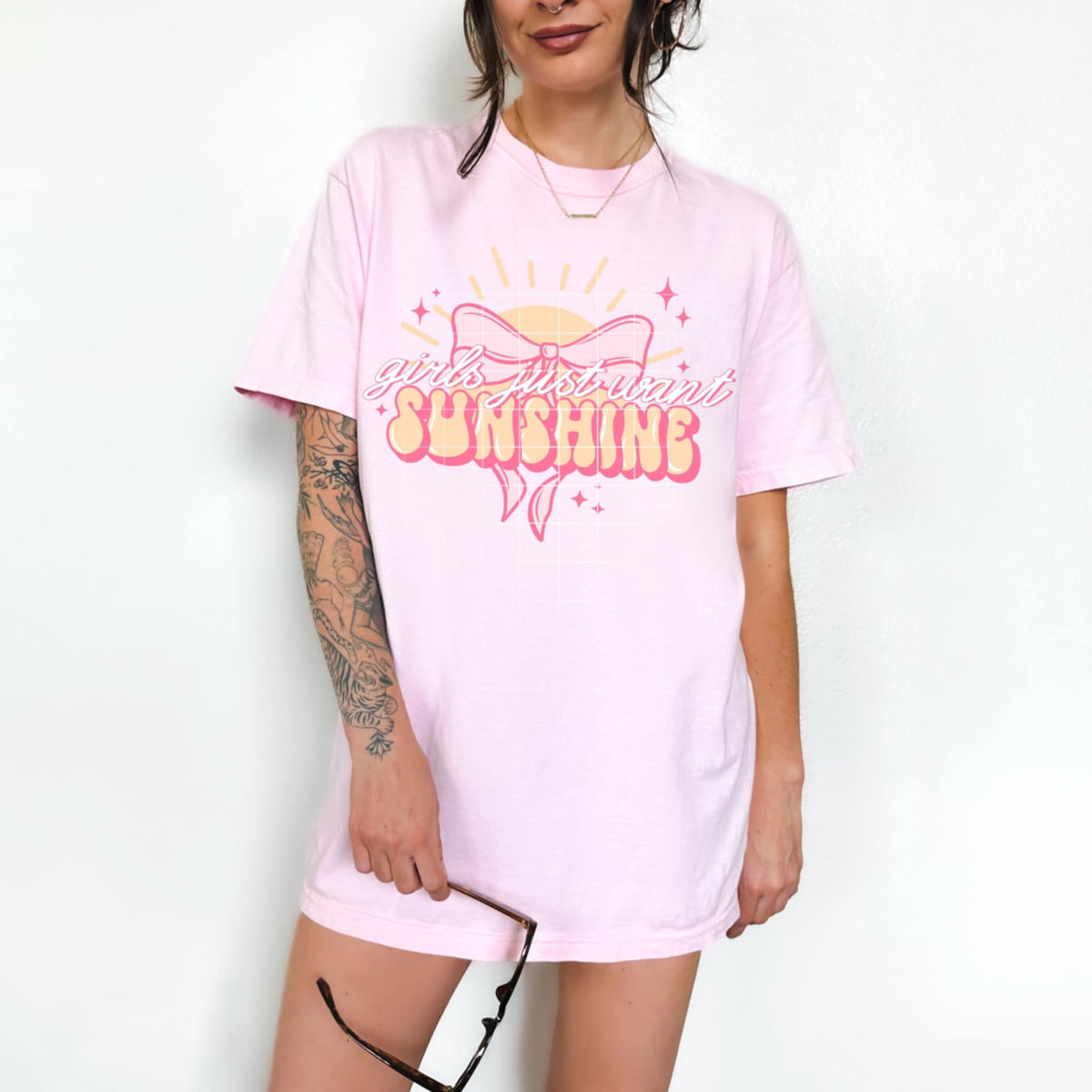 Girls just want sunshine (CSC) 95726 DTF transfer