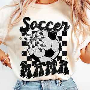 Soccer mama soccer bow 85709 DTF transfer