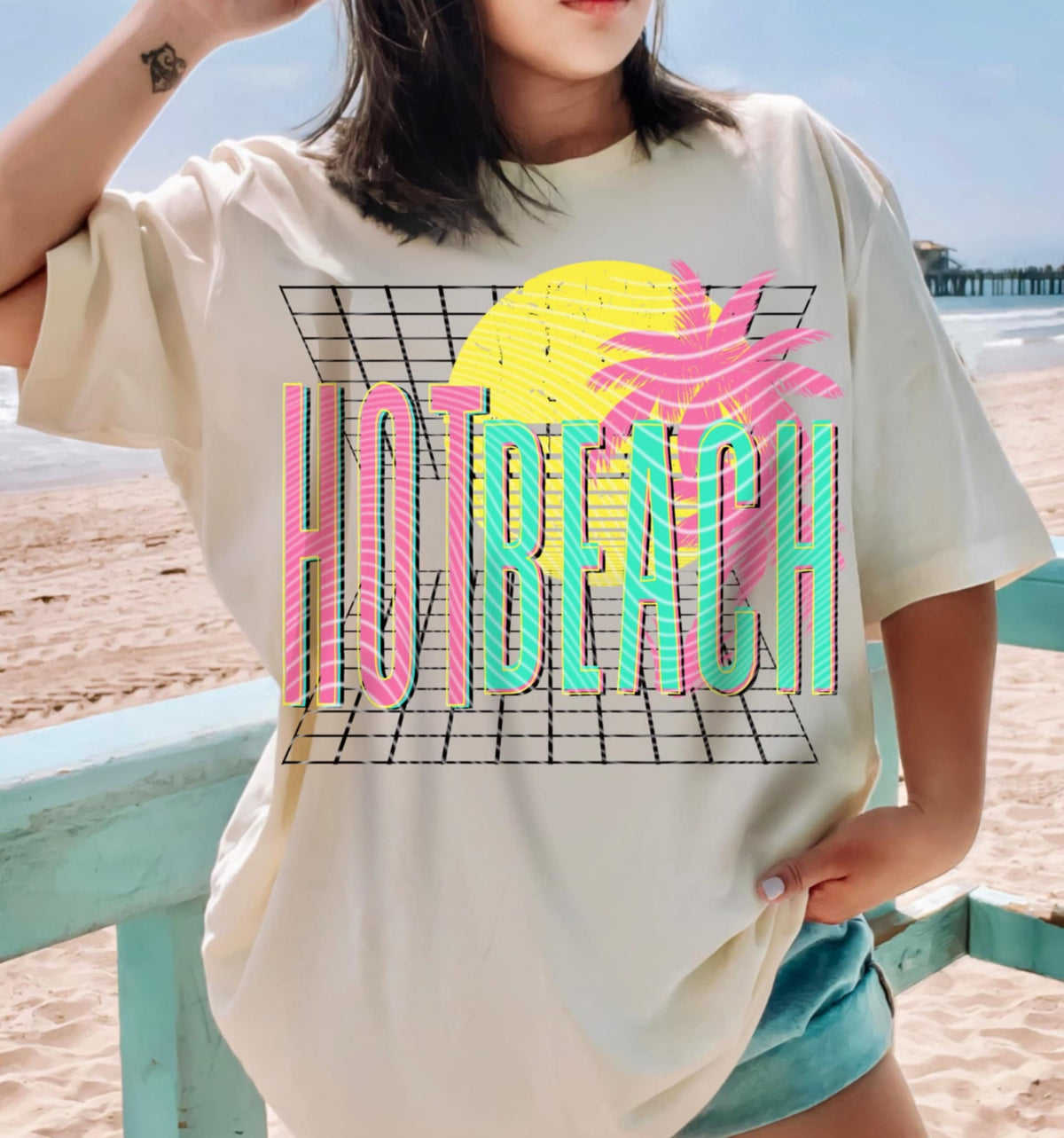Hot beach (AG) 97211 DTF transfer