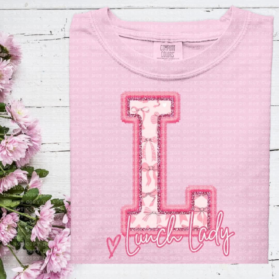 L lunch lady coquette (ECHT) 93874 DTF transfer