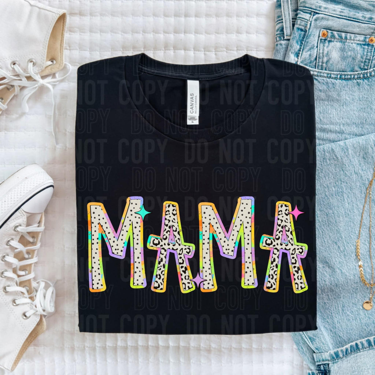 Mama colorful leopard (SBB) 107625 DTF transfer