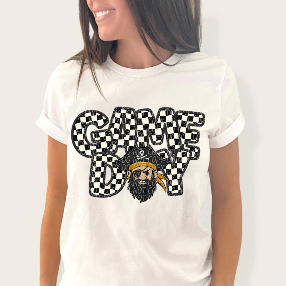 Game day pirate checkered (CITY) 91382 TF transfer
