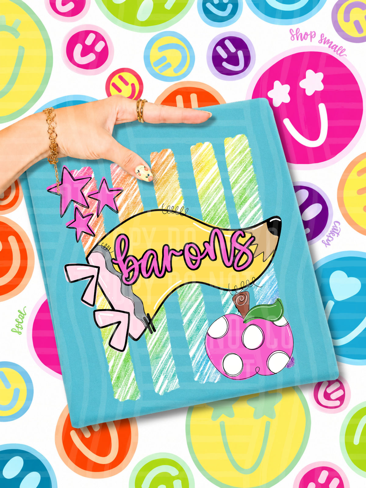 barons pencil flag (CAPLINGER) DTF Transfer