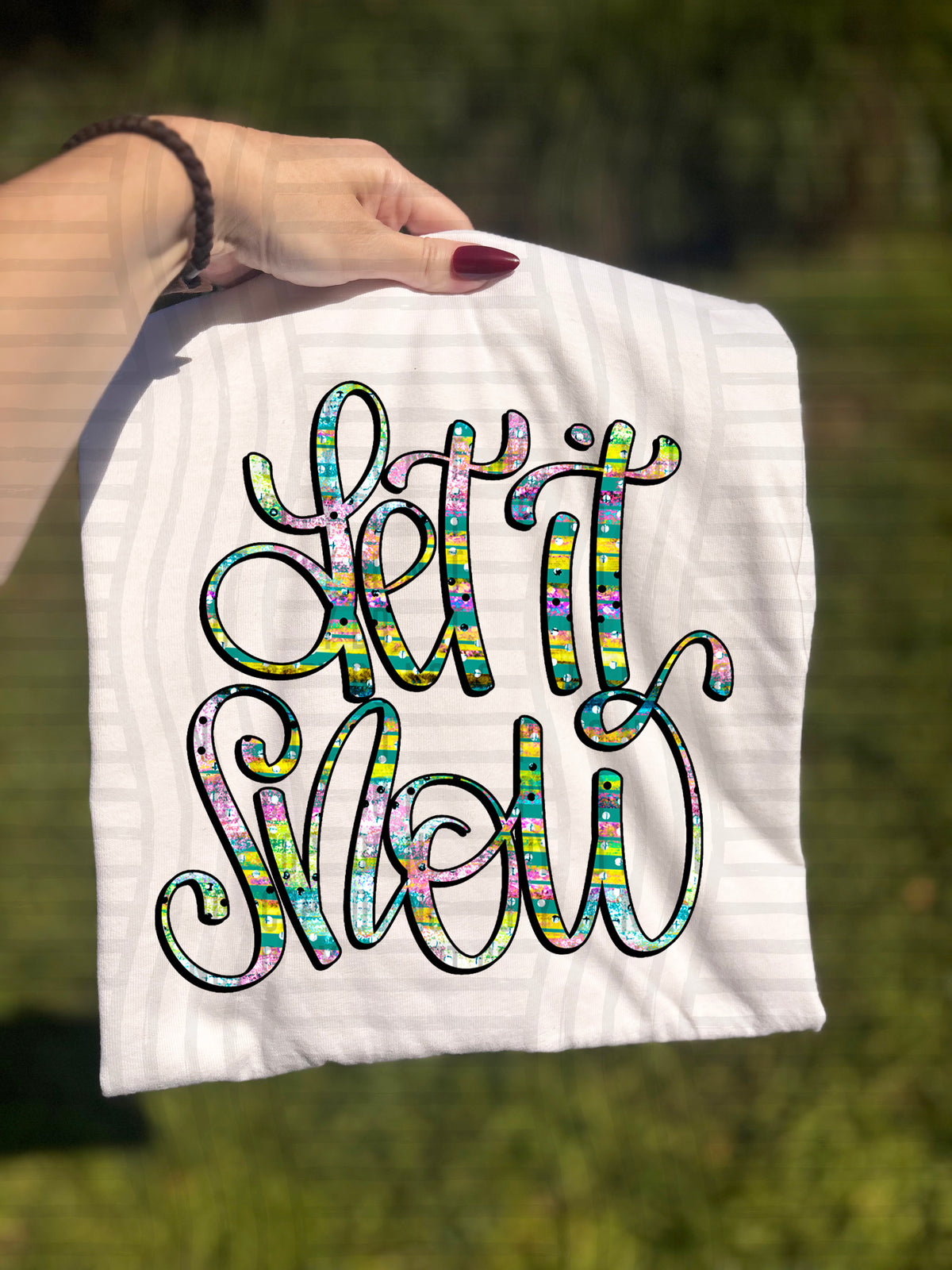 Let it snow Colorful (Caplinger) DTF Transfer