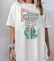 Jesus hotel 29904 DTF transfer